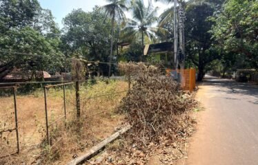 Plot for sale at Siolim.